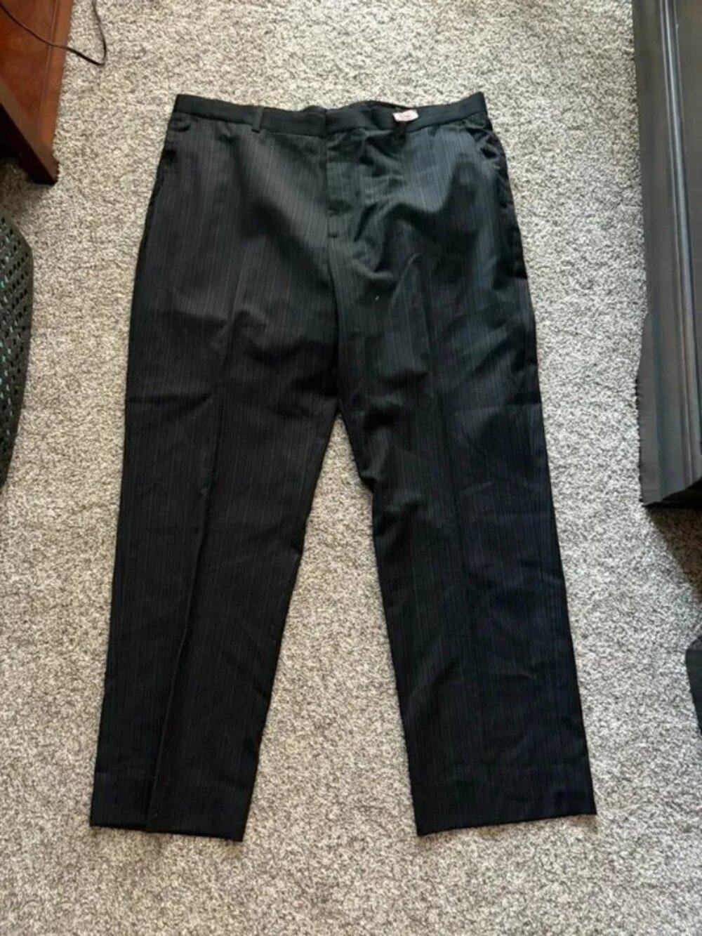INC International Concepts Men’s Black Pinstripe Dress Pants 38x30